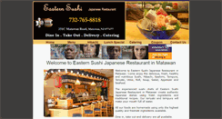 Desktop Screenshot of easternsushi.com